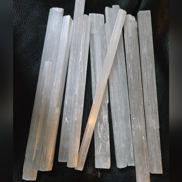 Selenite long sticks natural gemstone crystals 5 Sticks - Picture 4 of 7